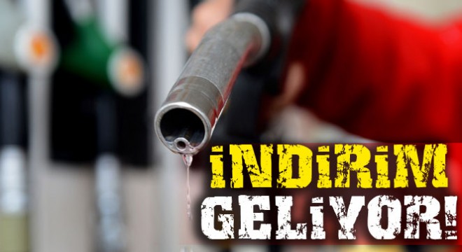 Benzine indirim geliyor