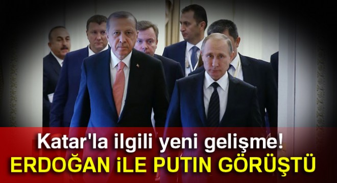 Cumhurbaşkanı Erdoğan ile Putin telefonda görüştü