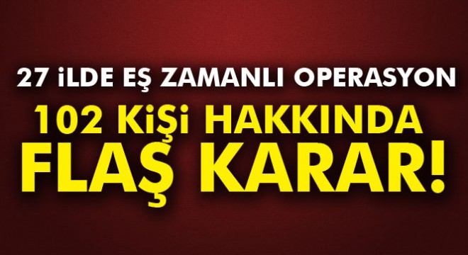 Gıda Tarım ve Hayvancılık Bakanlığı nda FETÖ operasyonu! Gözaltılar var