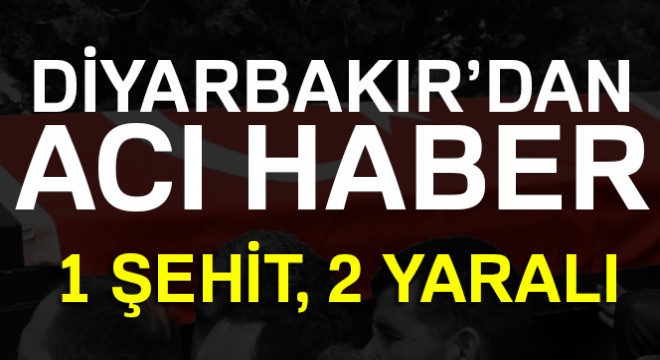 Lice’de çatışma: 1 şehit, 2 yaralı