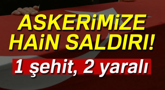 Siirt te askeri taşıyan sivil araca hain saldırı: 1 şehit, 2 yaralı