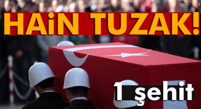 Uludere’de teröristlerin tuzakladığı EYP patladı: 1 şehit